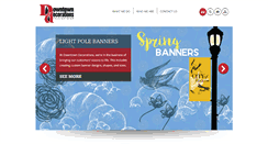 Desktop Screenshot of downtowndecorations.com